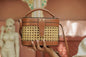 The Luma Cane Box Bag - Handwoven Radiance