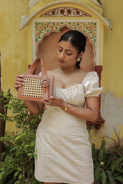 The Eris Buckle Mini Bag -  Modern Minimal Form