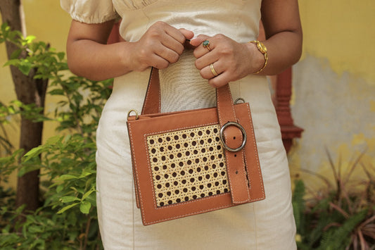 The Eris Buckle Mini Bag -  Modern Minimal Form