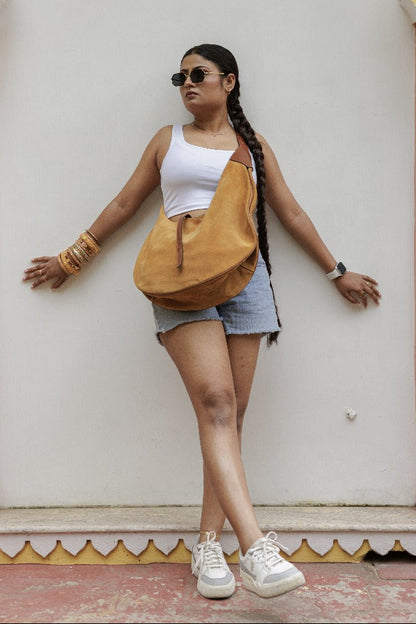 The Seerai Suede Hobo - Soft Nomadic Grace