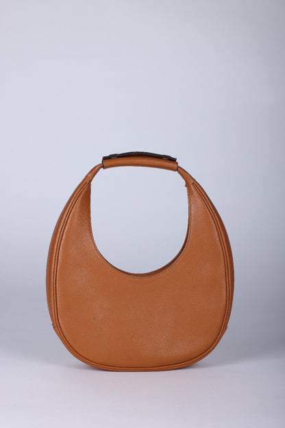 The Solara Crescent Bag - Sculpted In Sunlight