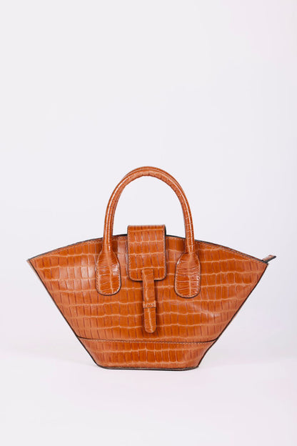 The Amara Croc Tote - Eternal Structure