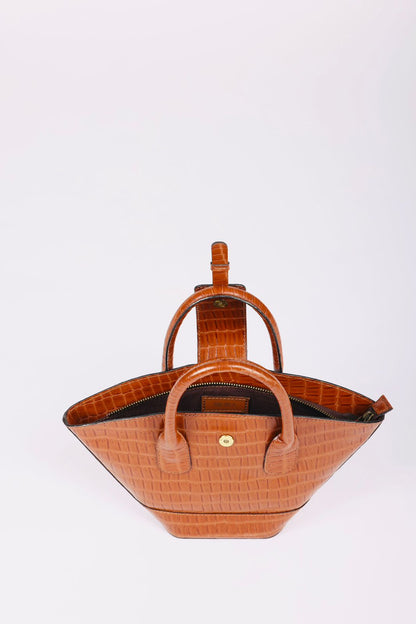 The Amara Croc Tote - Eternal Structure
